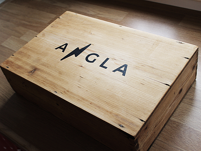 Angla Box angla box branding leave behind lights logo sneak peak spraypaint