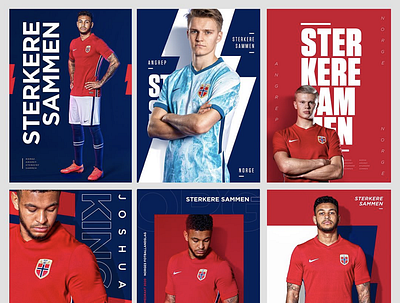 Norwegian national football team design branding design football identity sport vector