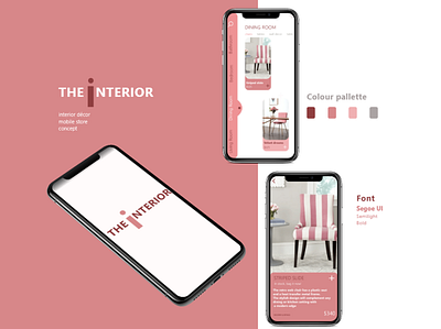 The Interior app branding design mobile app design mobile ui ui ux