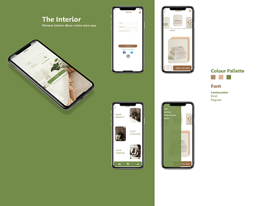 The interior adobexd app design interior design mobile app mobile app design ui ux