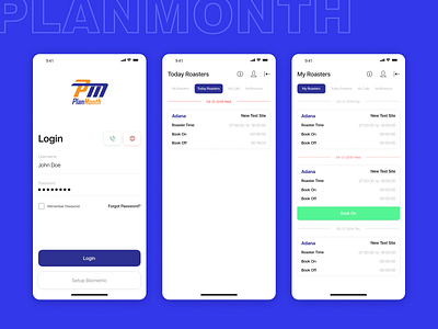 PlanMonth App