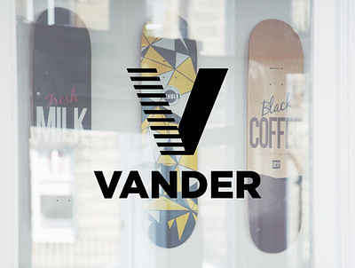 VANDER brandidentity logo skatelogo surflogo urban