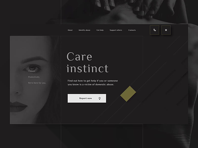 Domestic Violence Support Service abuse care concept domestic domestic violence help help center interaction interface motion scroll scroll animation social services ui uiux ux victim violence web webdesign