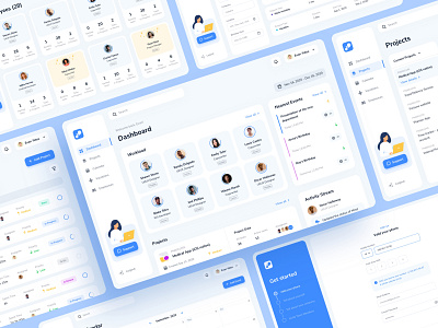 CRM System UI Kit buy calendar crm crm dashboard crm portal crm software custom dashboad employee engagement for sale interface kit ui uikit uiux user experience user interface ux web design website