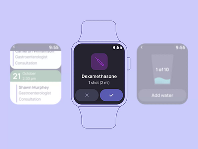 Aplicativo De Modelo De Vetor De Interface De Smartwatch De