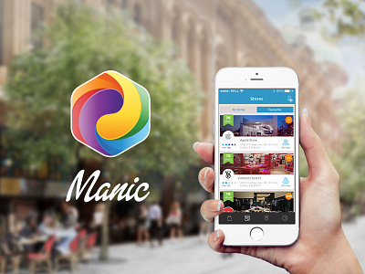 Manic app cards clean flat ibeacon ios iphone minimal shopping ui ukraine ux