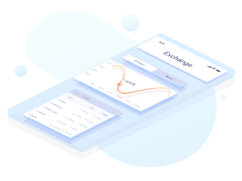 Coin Check App Concept animation app concept design interaction interface mobile motion presentation swipe uiux wallet