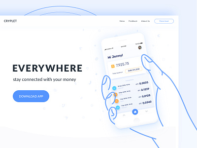 Cryplet - crypto wallet in your pocket