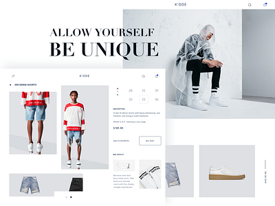 Another one e-commerce b2b bold clean design ecommence flat hero page interface landing product card typogaphy ui web