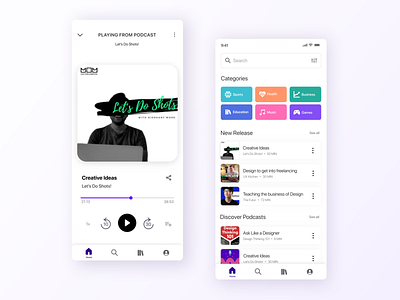 Podcast App UI