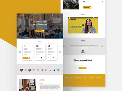 Digital Marketing Agency Landing Page