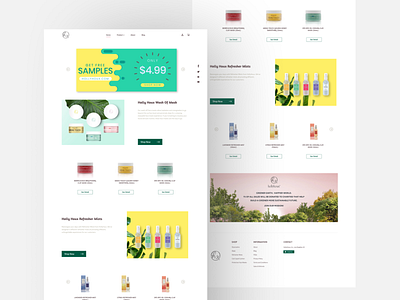 Beauty E-Commerce Homepage