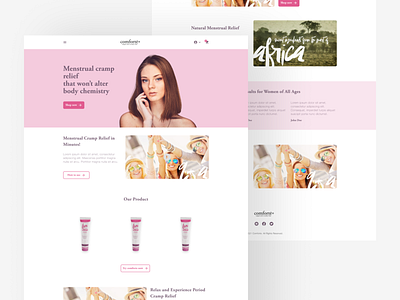 Beauty Product branding design minimal ui ux web webdesign
