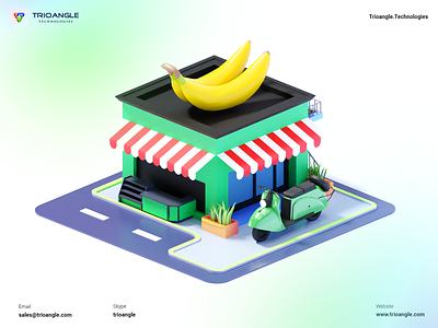 Grocery Delivery Script - 3D Model