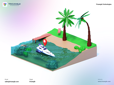Boat Rental - 3D Model