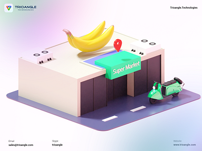 Grocery Delivery Business - 3D Model