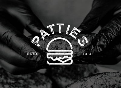 Patties Burgers Branding branding graphic design icon logo typography