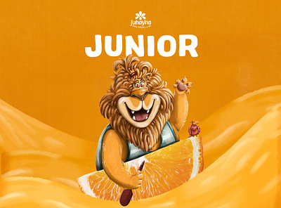 Junior | Juice Packaging for Kids branding design digital painting graphic design illustration packaging