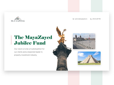 Maya Zayed Landing Page