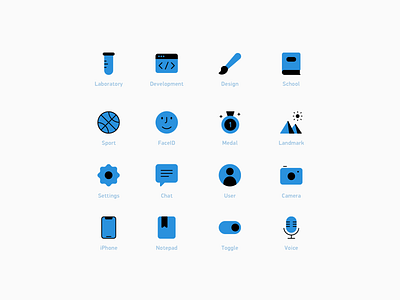 Flat icons design flat icons illustration interface various