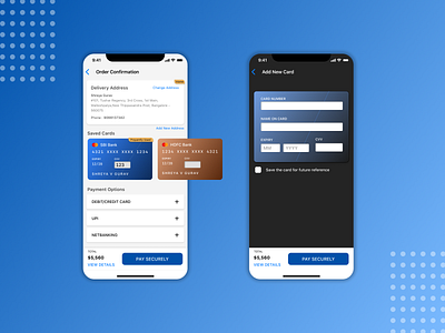 Mobile Checkout + Add Card