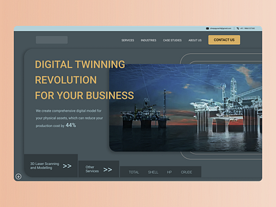 Digital Twinning Website - Landing Page