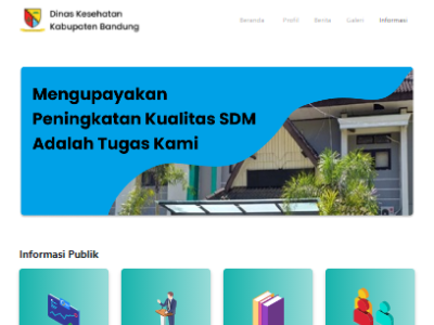 Web-based application for public information of health departmen