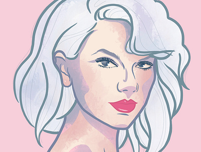 Taylor Swift digitalart fanart illustration illustration art ilustration procreate taylor swift