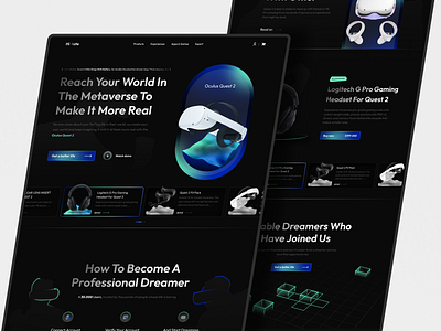 HiMate - VR Landing Page