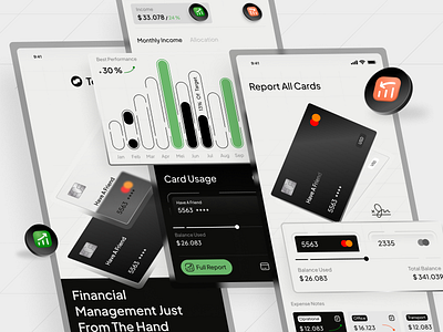 Torudeck - Financial Report Apps for Business and Personal app banking business card chart credit card dashboard financial financial app financial report fintech invesment mobile