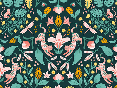 Tropical Surrealism Pattern