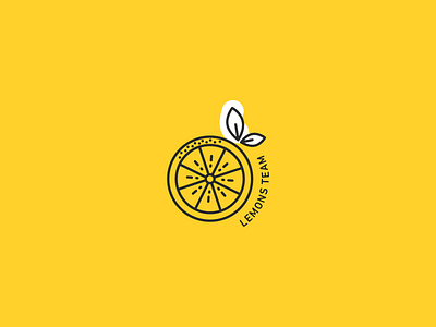 Logo for internal team lemon lemons logo outline logo yellow