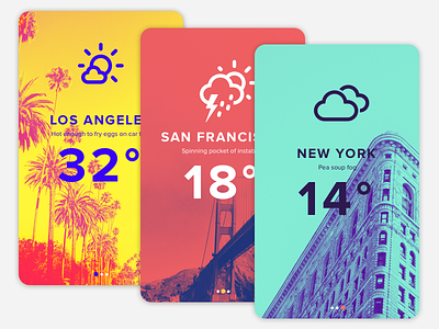 #17 - UI of the day app daily ui duotone freebies mobile sketch sketch download template ui of the day weather weather ui