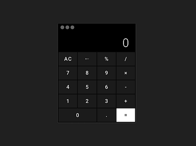 Calculator daily ui ui