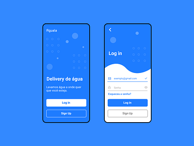 Login Design blue design login design mobile simple