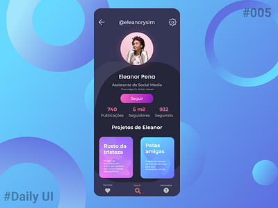 Daily UI #006 - User Profile