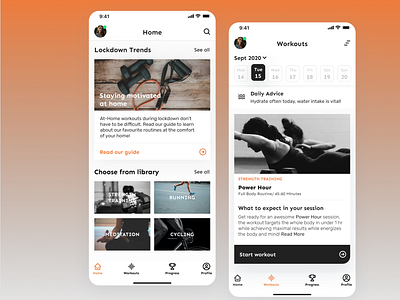 Reign Fitness App