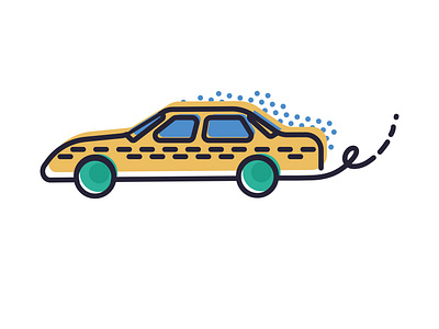 Mr. Taxi adobe illustrator design flat icon illustration illustrator nyc vector