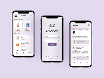 Empties Mobile App Concept