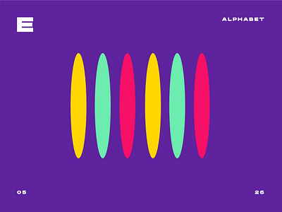 Training : Alphabet E 36days 36daysoftype 36daysoftypee branding branding concept color pallet colors concept design letter e training