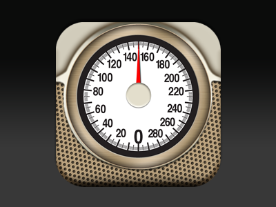 App Icon—"BMI to Go" for iOS android app bmi design doug aghassi dougit icon ios scale ui visual