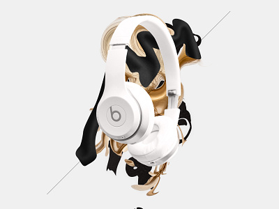 Beats - Headphones Illustration beats beats by dre headphones illustration