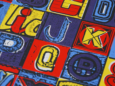 Vernacular Alphabet alphabet art colour design lettering letters limitededition screenprint typography vernacular