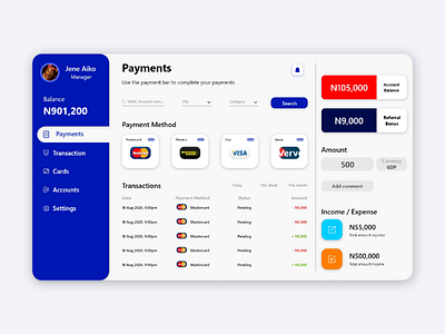 Payment Dashboard