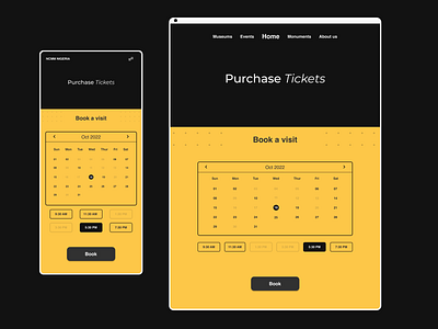 Booking & Ticketing Page app design graphic design interface mobiledesign productdesign ui ux uxdesign webdesign