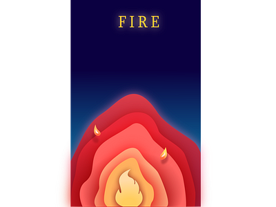 Fire poster blue fire fireart illustraion illustrator orange poster poster art poster design poster designer red redesign yellow