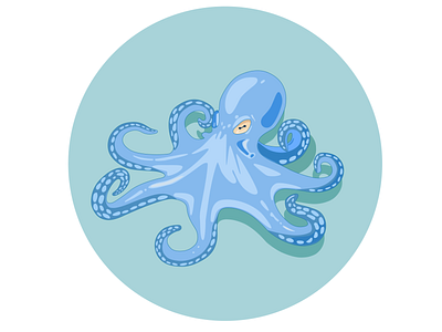 Octopus illustration illustrator vector