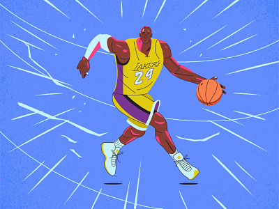 Kobe basketball illustration kobe kobebryant