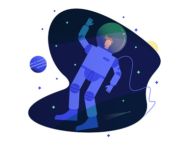 Space Man astronaut illustration space man spacer