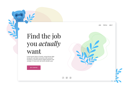 Job Search: Landing Page